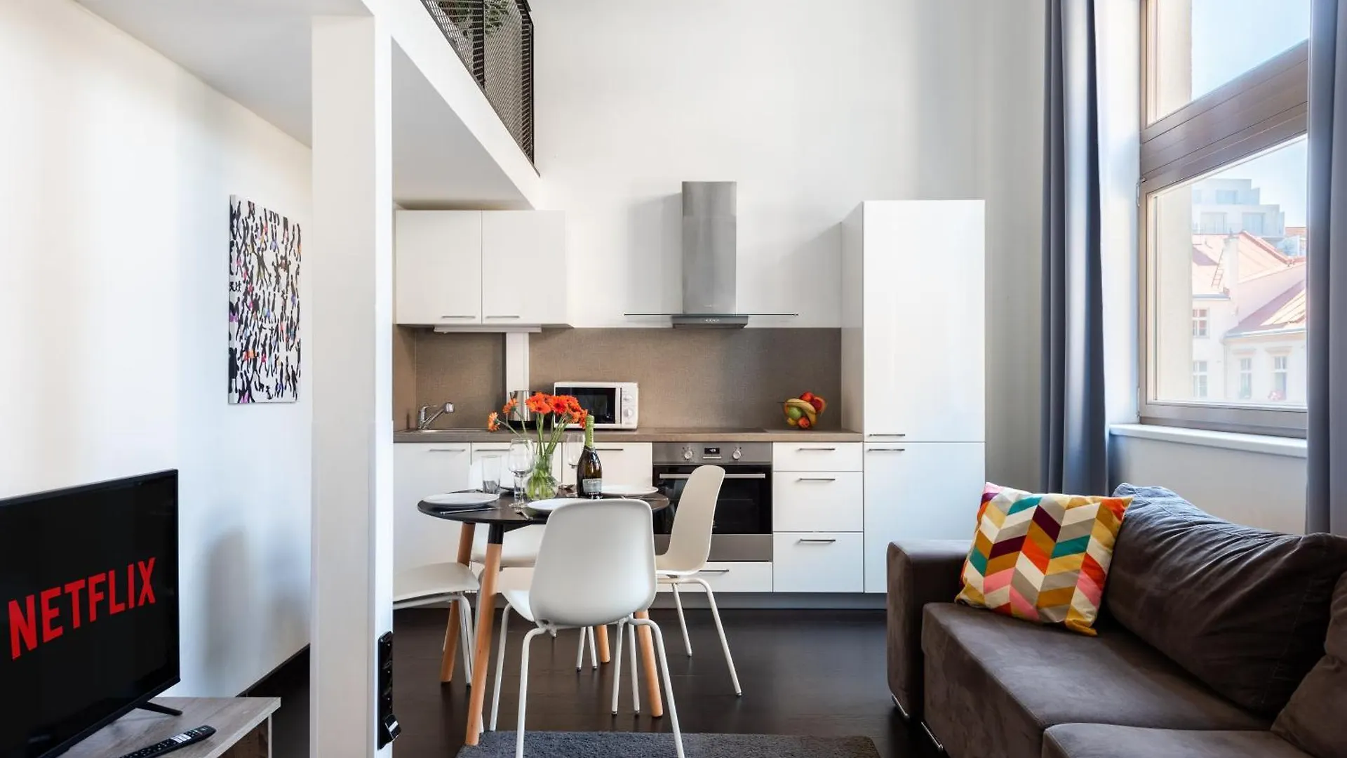 아파트 Modern Loft-Apartments In 프라하 체코