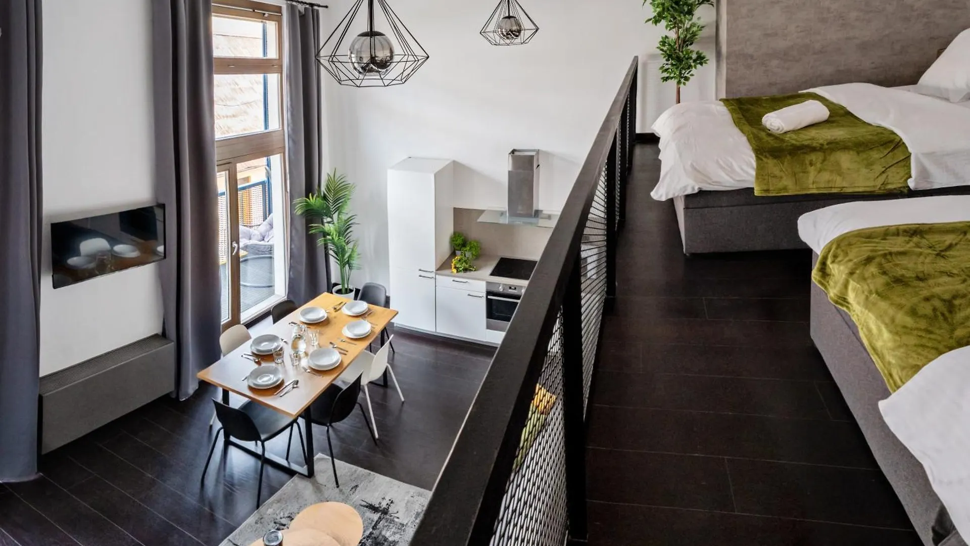 Modern Loft-Apartments In 프라하 아파트